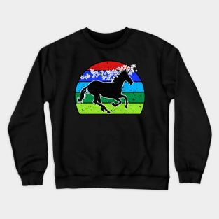 Nice Horse Forever Funny Horse Vintage Crewneck Sweatshirt